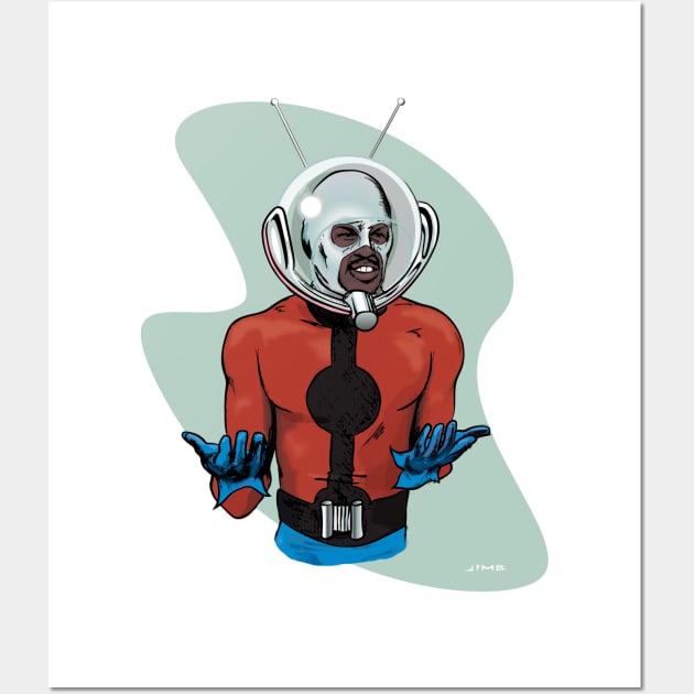 Garrett Morris - The Original Ant Man Wall Art by Jimb Fisher Art